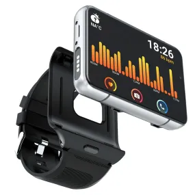 TUTT iS9 4G Smart Watch Phone Android 2.8” AMOLED IPS Screen 5 13 MP Dual Camera 4GB 64GB Quad-Core CPU, IP67 Waterproof, 4G/LTE Call, GPS, WiFi, Sports Fitness, Health Tracker