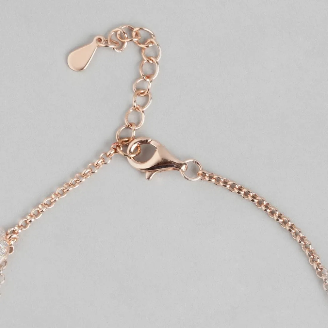 Twinkling Leaves and Cute Pearls Charm 925 Silver Bracelet