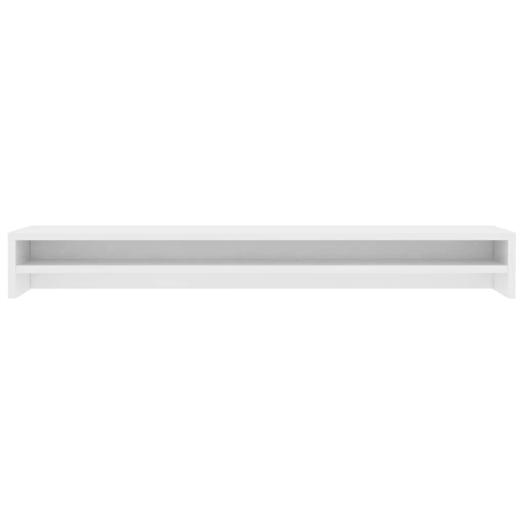 vidaXL Monitor Stand White 100x24x13 cm Engineered Wood