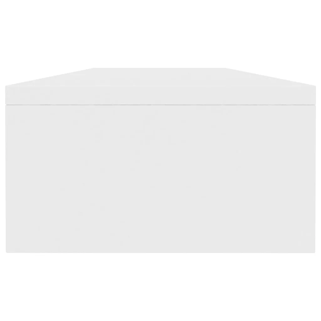 vidaXL Monitor Stand White 100x24x13 cm Engineered Wood