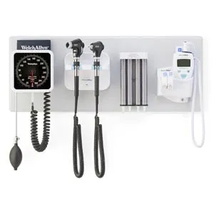 WELCH ALLYN GS777 Integrated Wall System, PanOptic Ophthalmoscope, Macroview Otoscope, with Blood Pressure, with SureTemp