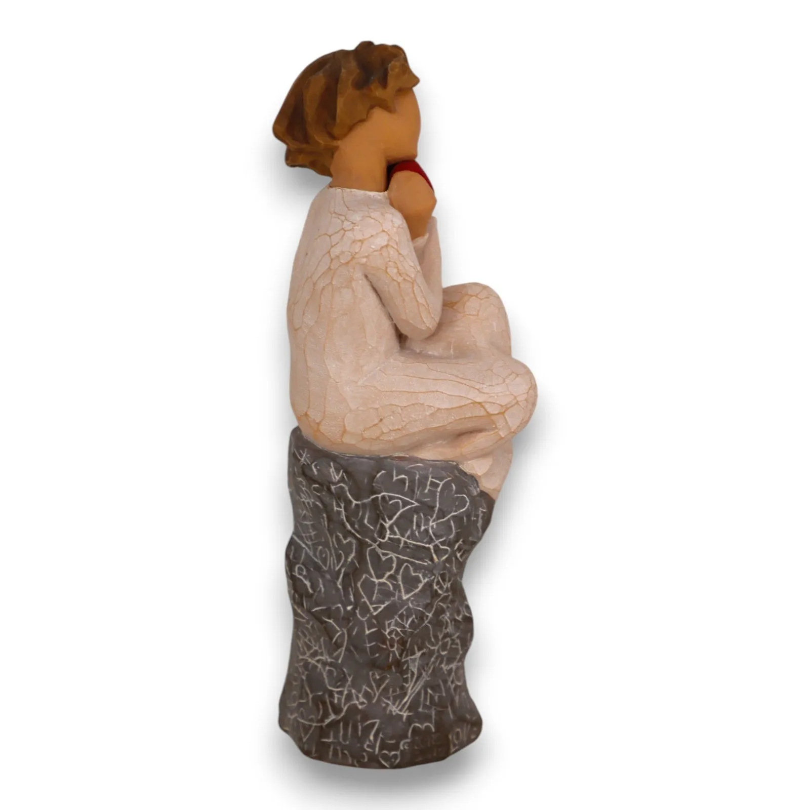 Willow Tree Always 6" Female on Etched Rock Figure Susan Lordi Demdaco 20870