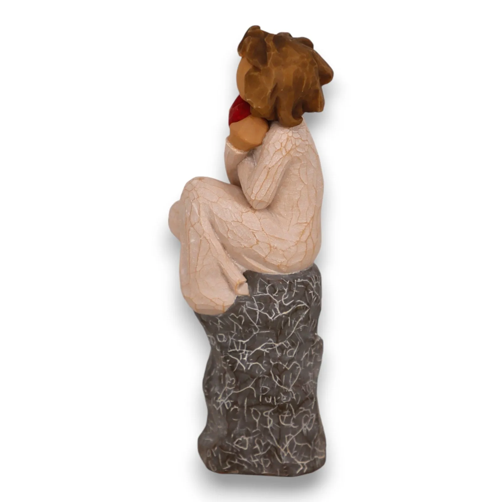 Willow Tree Always 6" Female on Etched Rock Figure Susan Lordi Demdaco 20870