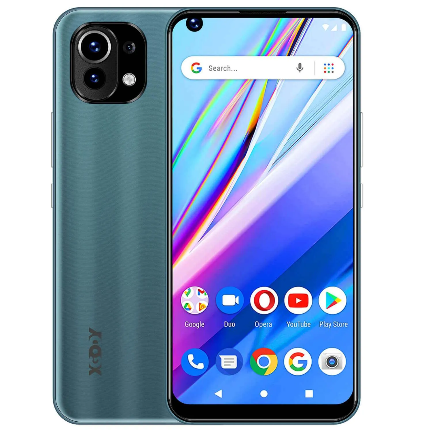 XGODY K40 Pro Global Unlocked Large Screen Android Smartphone With Dual SIM Quad Core Face ID Multi-Language