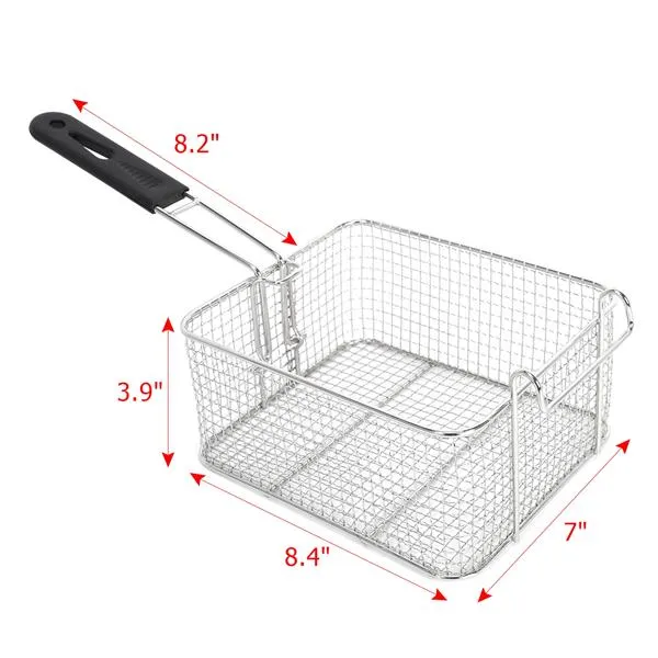 ZOKOP Electric Fryer EH81 6.3QT Stainless Steel Single Cylinder 2500W